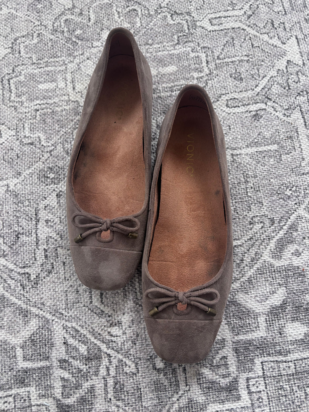 Vionic Suede Klara Ballerina Flat | Sz 7.5 (fit like 8)