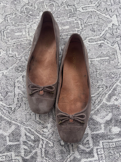 Vionic Suede Klara Ballerina Flat | Sz 7.5 (fit like 8)