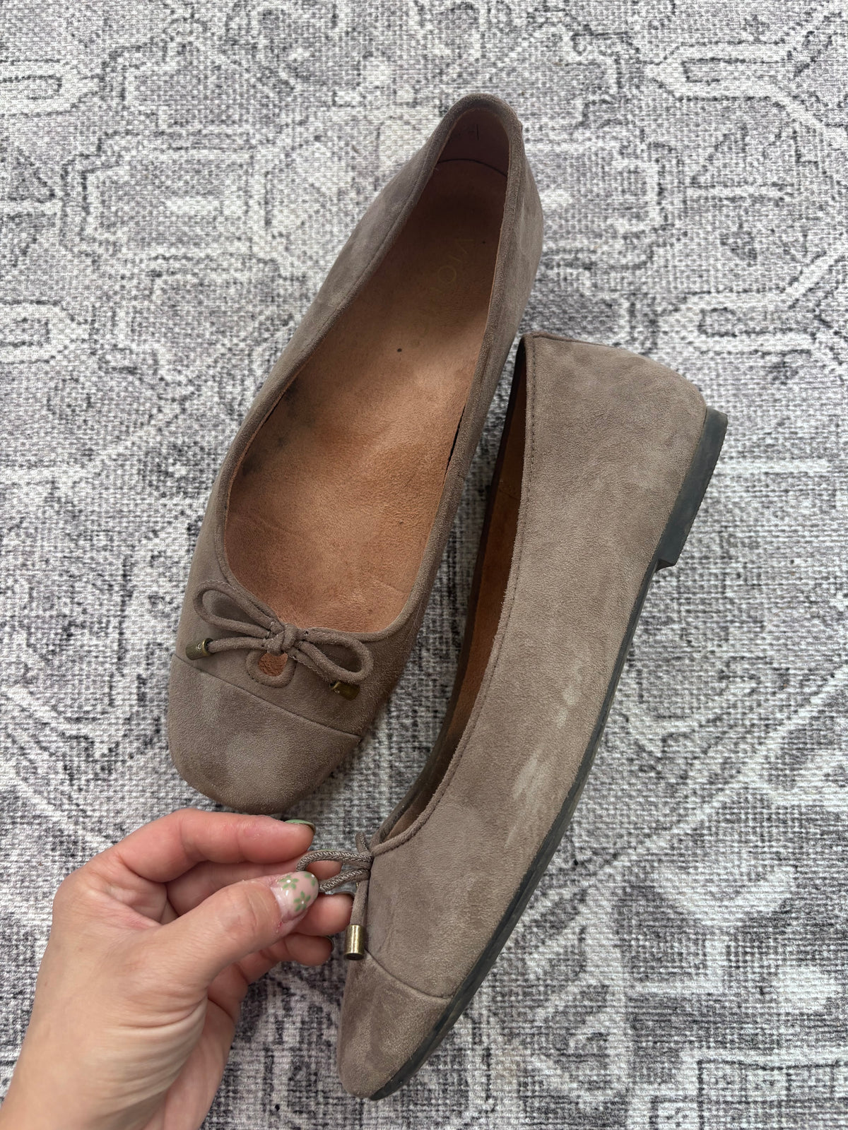 Vionic Suede Klara Ballerina Flat | Sz 7.5 (fit like 8)
