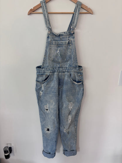 Forever21 Distressed Overalls | Sz 26 (loose fit)