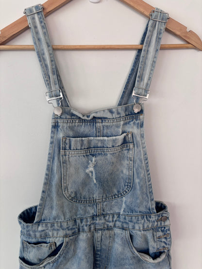 Forever21 Distressed Overalls | Sz 26 (loose fit)