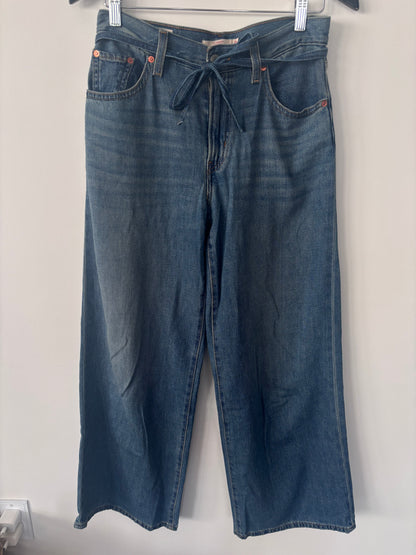 Levi's XL Straight Cotton Linen Jeans | Sz 26 (loose, can fit Sz 27)