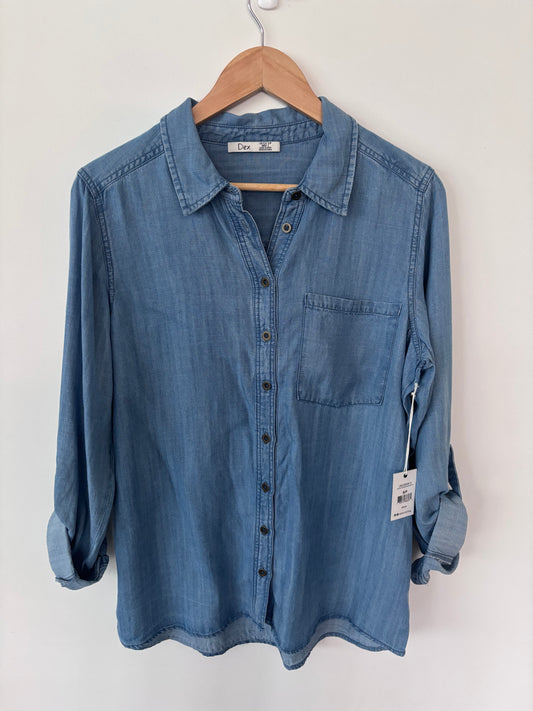 Dex Tencel Button Down Shirt NWT | Sz Small