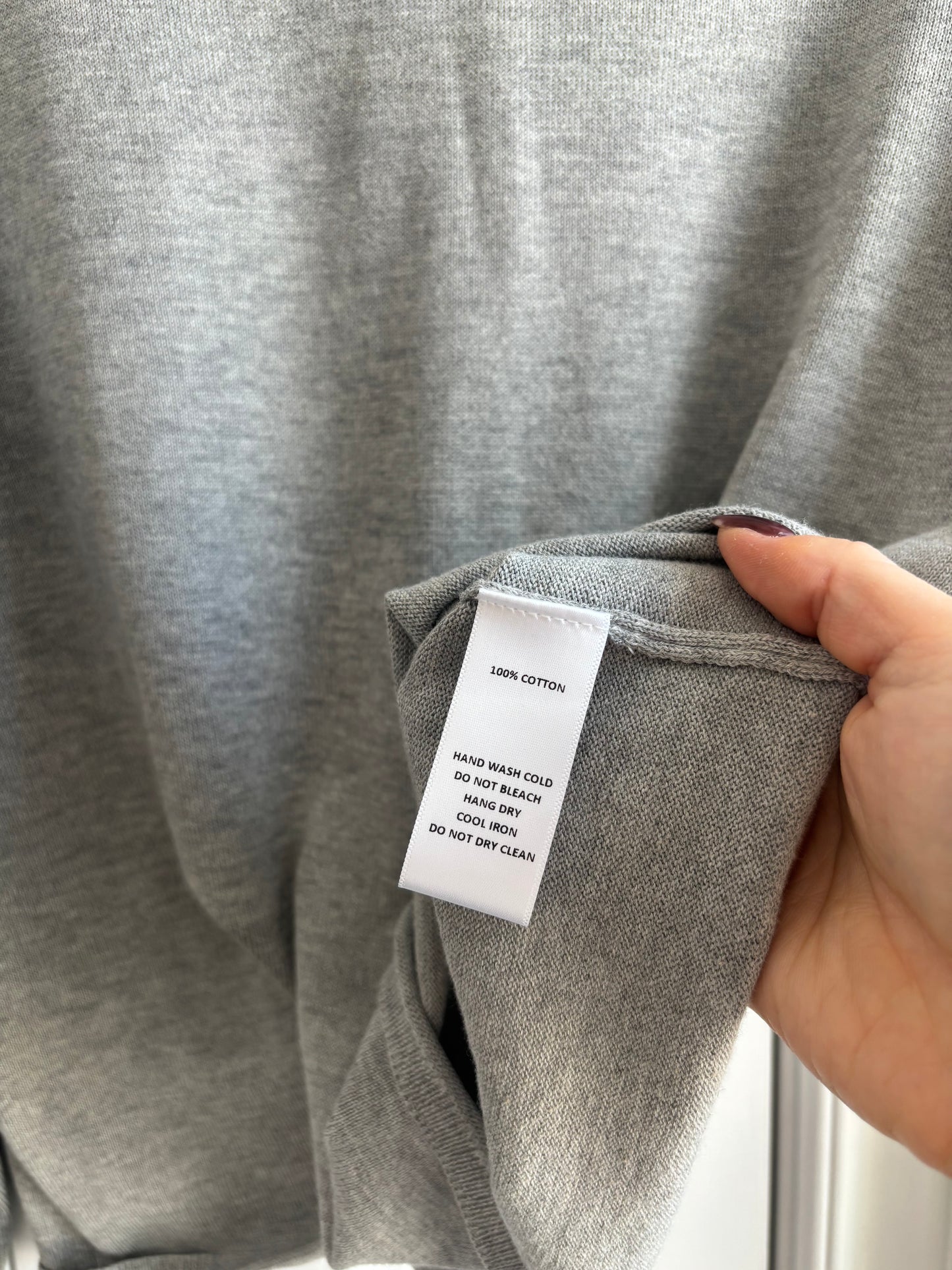 Things Between Camden Long Sleeve Grey Top | Medium