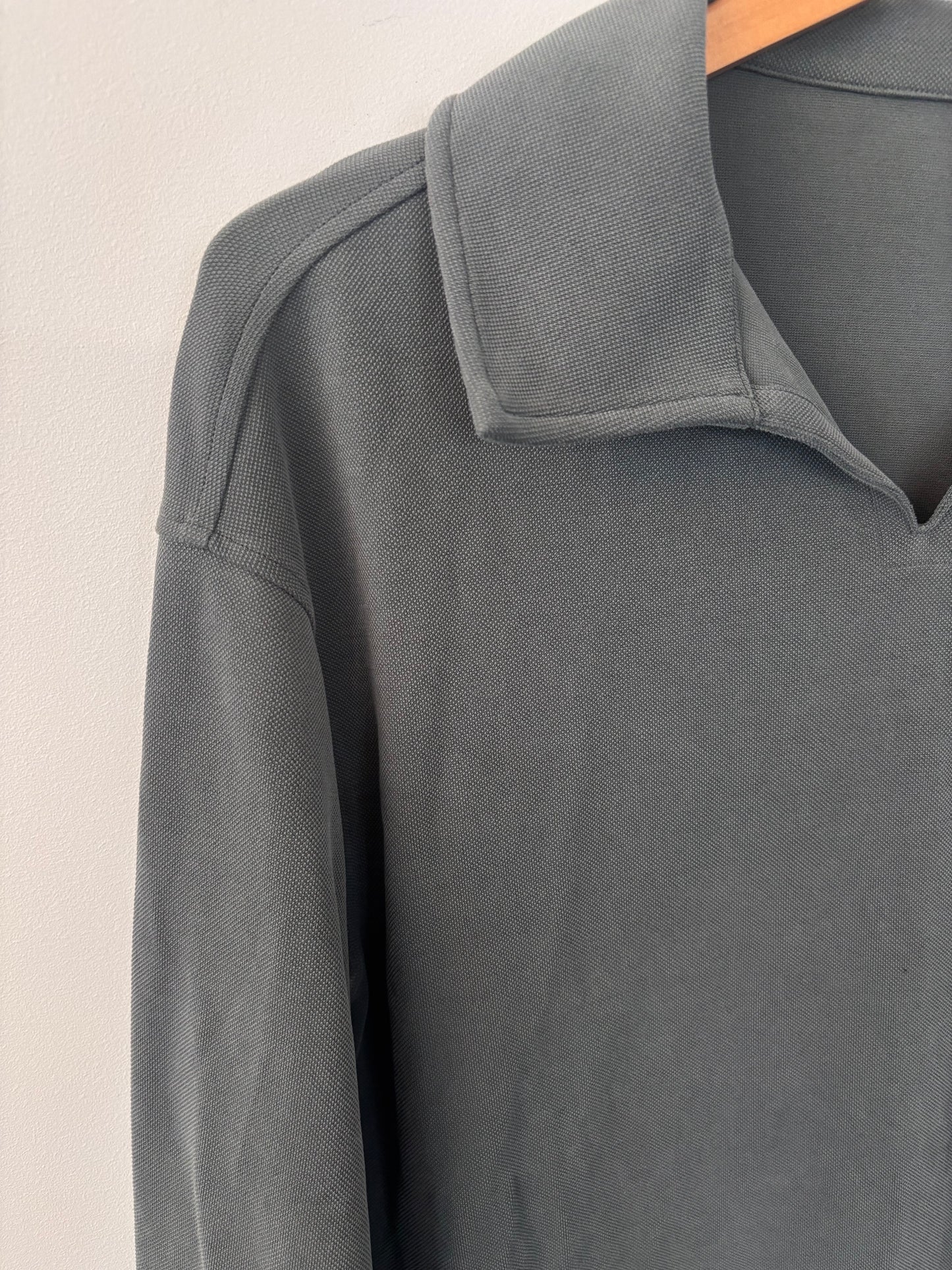 Lululemon Softstreme Pique Oversized Polo Shirt Palm Deco | Sz XS (fits a Medium)