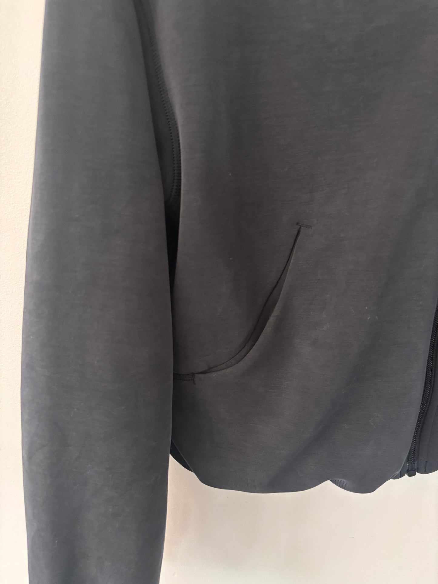 Lululemon Softstreme Full-Zip Hoodie Grey/Black | Sz 4