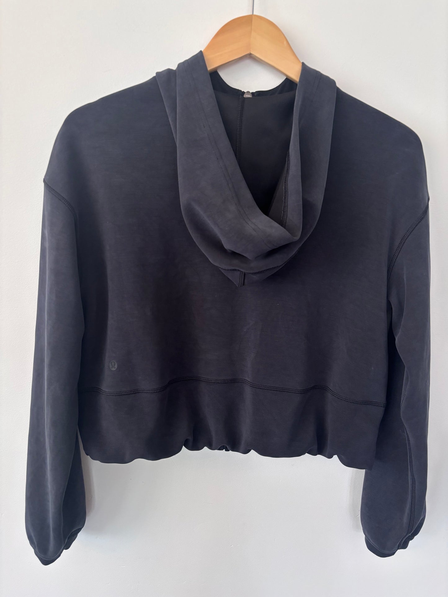 Lululemon Softstreme Full-Zip Hoodie Grey/Black | Sz 4