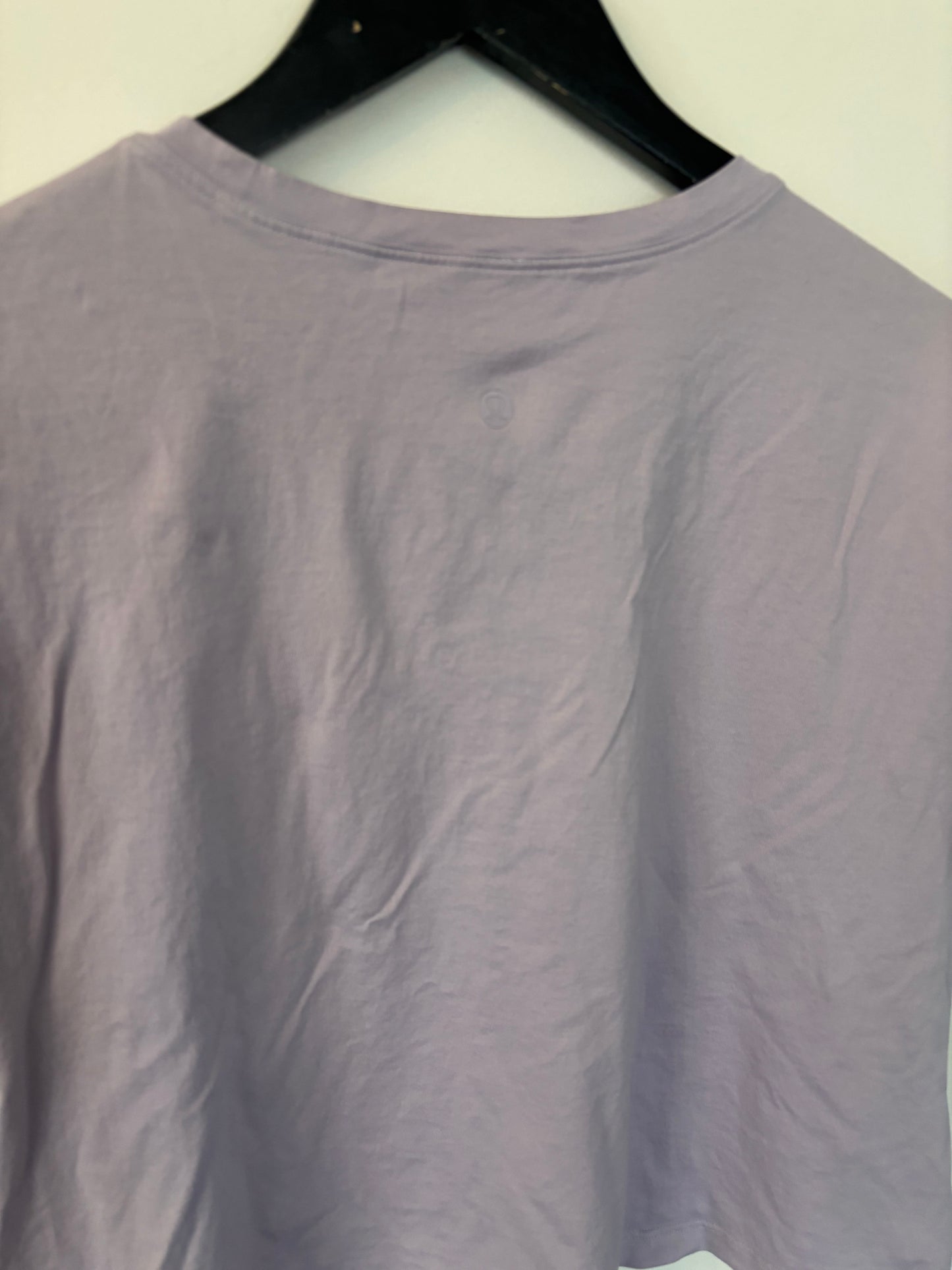 Lululemon Lilac Cotton Crop T Shirt | Sz 6 / Oversized (Approx)