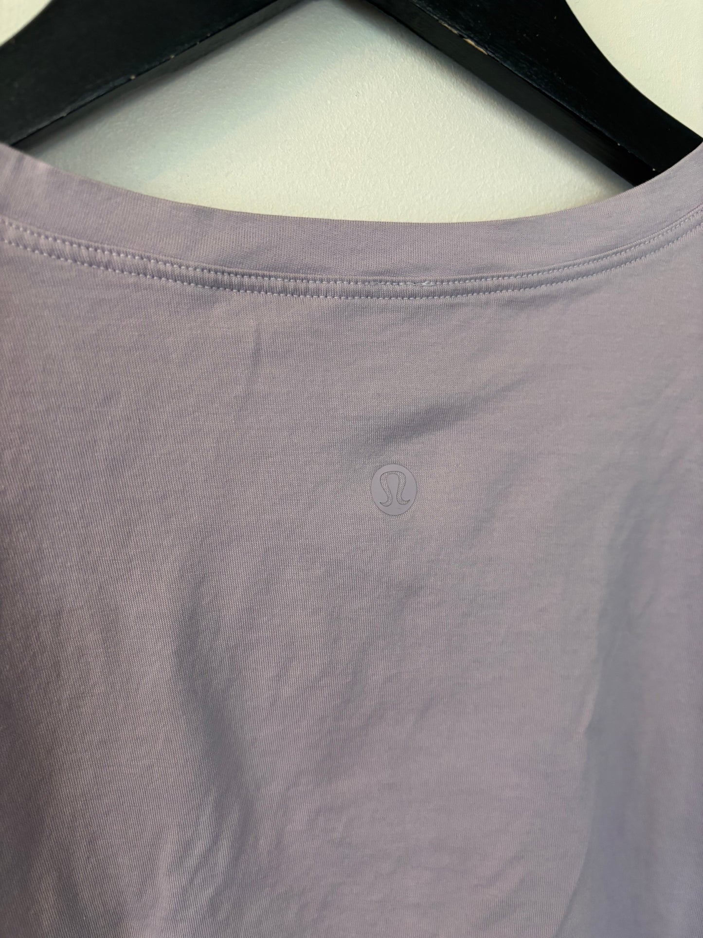 Lululemon Lilac Cotton Crop T Shirt | Sz 6 / Oversized (Approx)