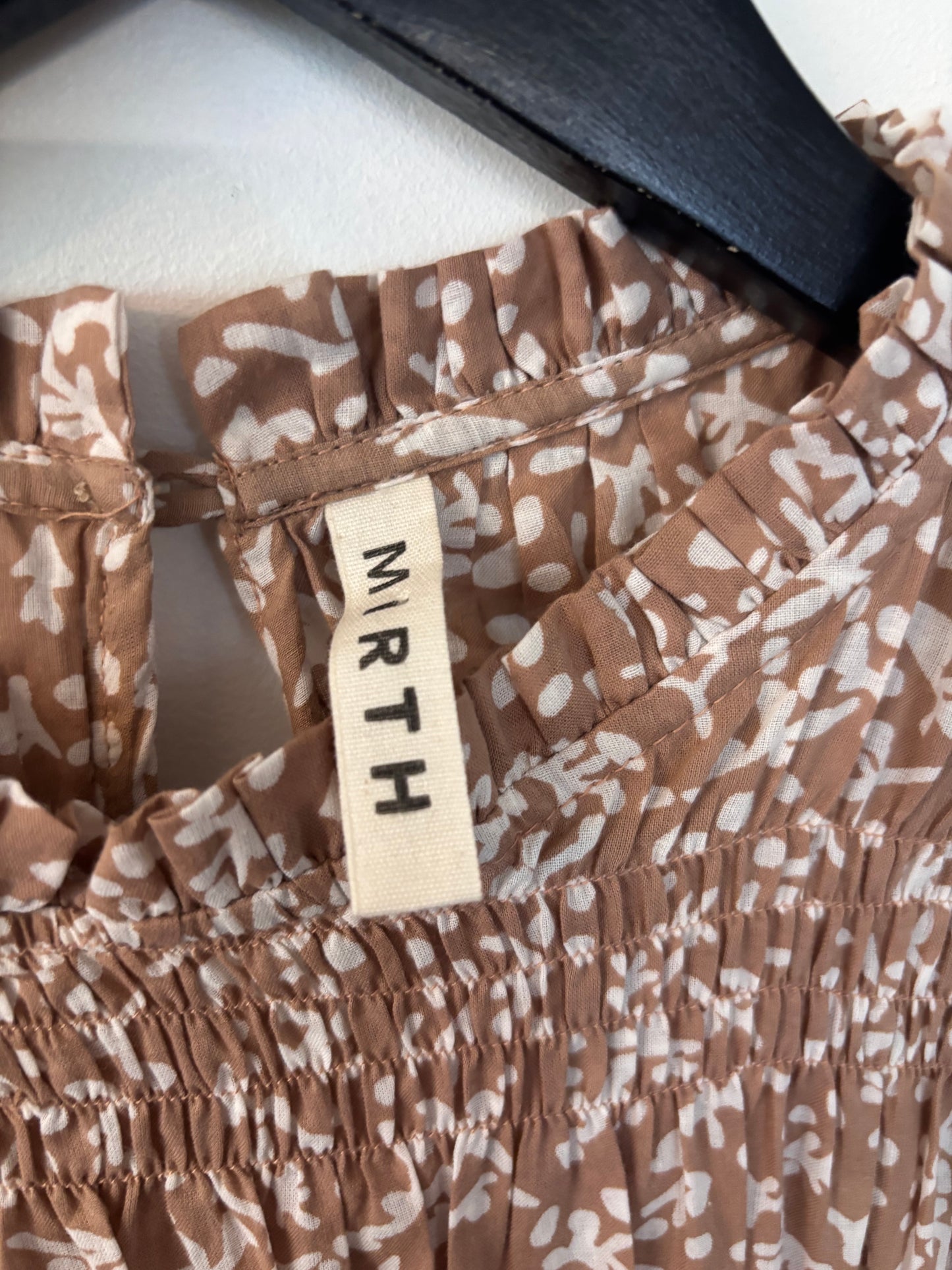 Mirth Smocked Antique Floral Dress | Sz Small