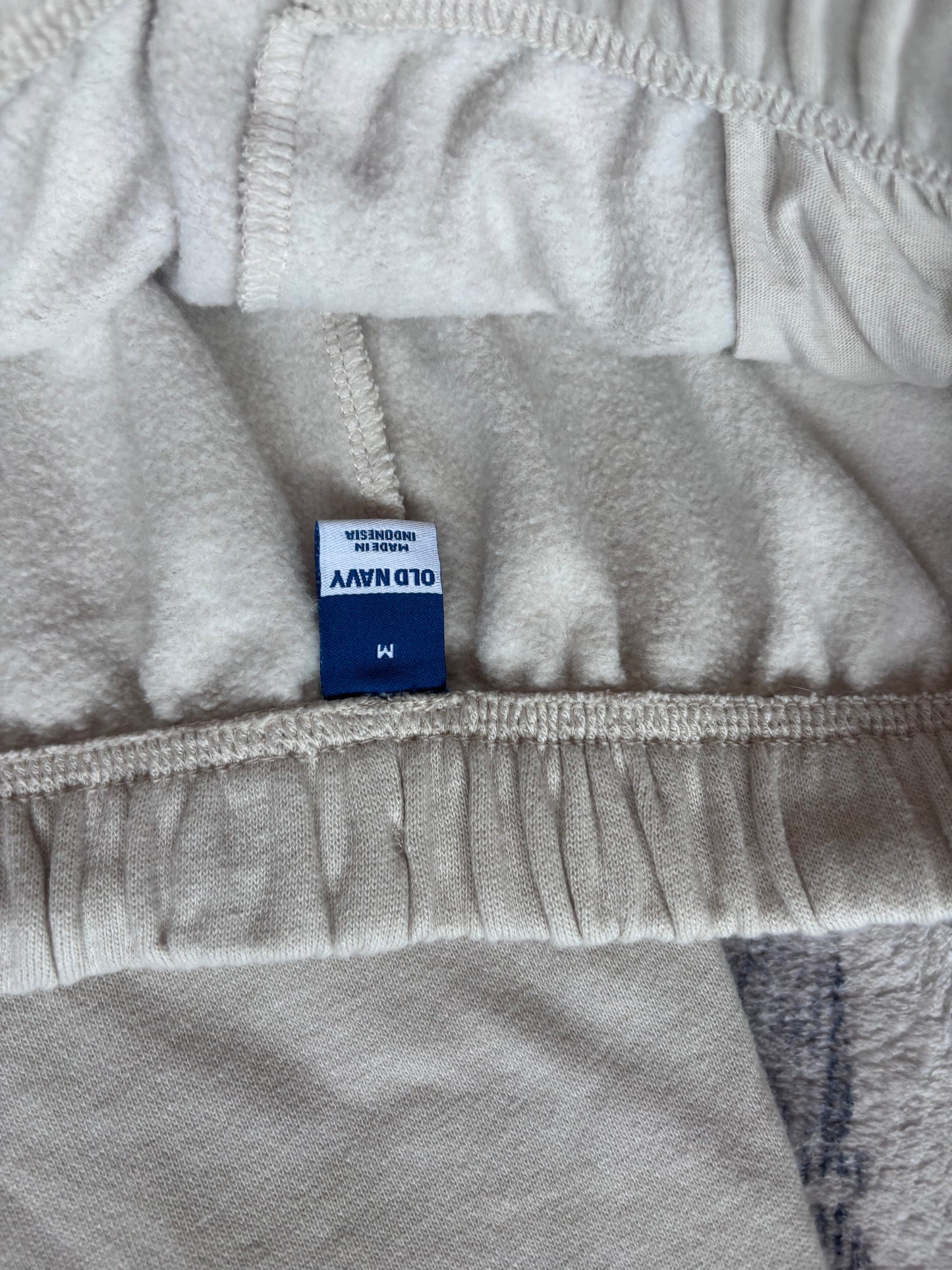 Old Navy Beige Cuffed Sweatpants | Sz Medium
