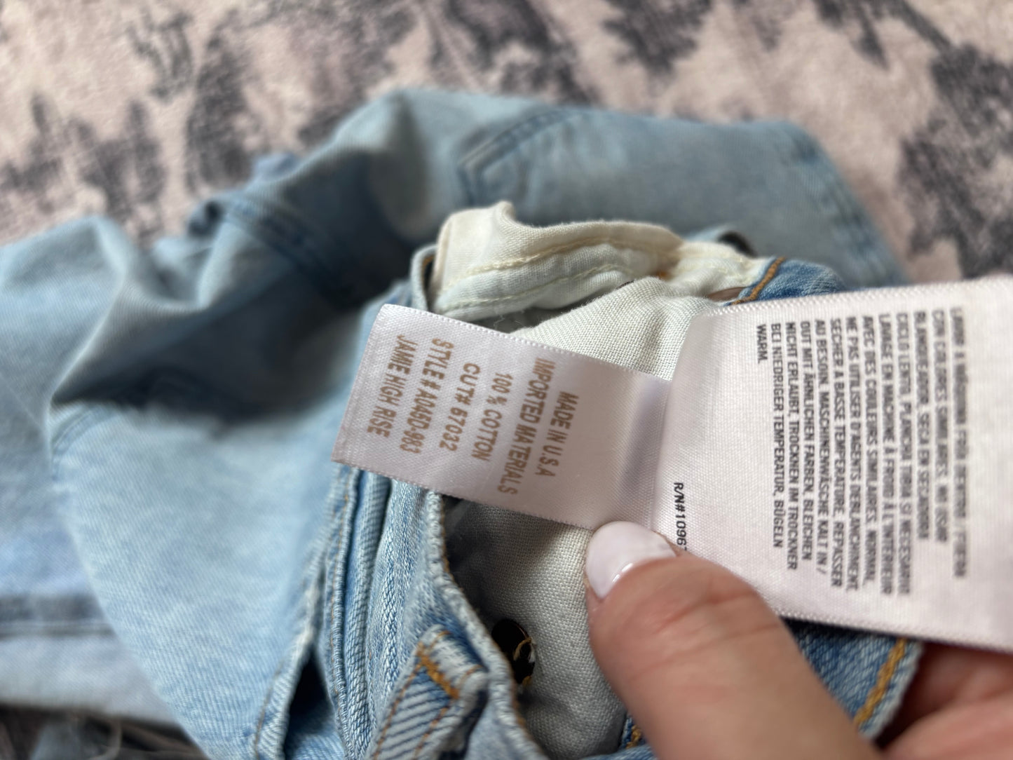 Agolde Jaime High Rise Jeans Distressed | Sz 26