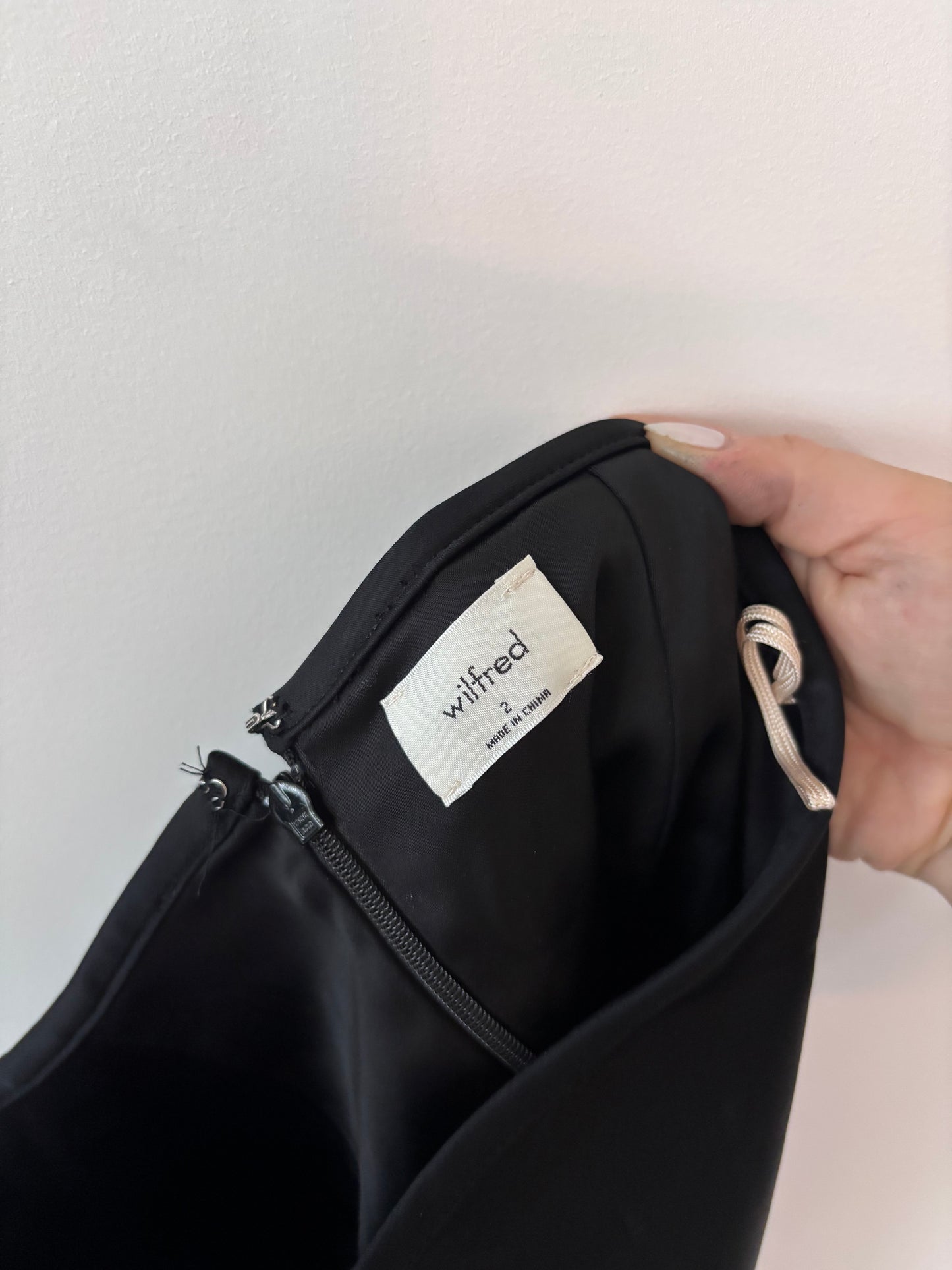 Wilfred Satin Tavern Mini Skirt | Sz 2