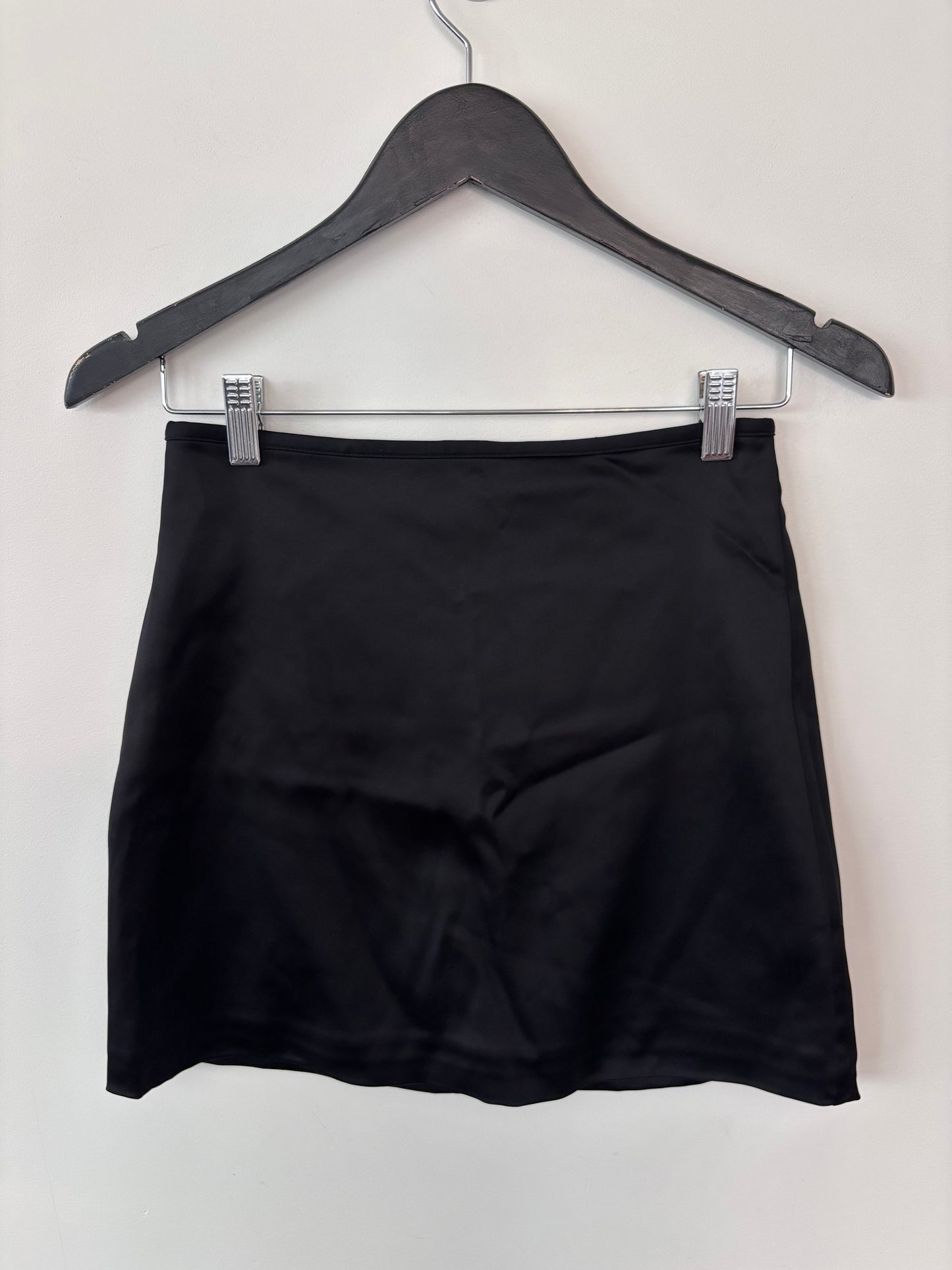 Wilfred Satin Tavern Mini Skirt | Sz 2