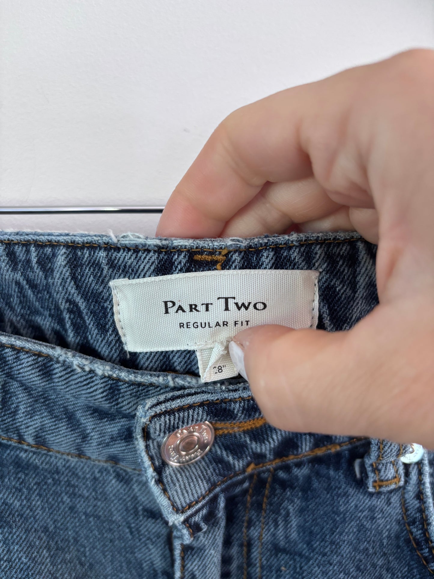 Part Two Midwash Mom Jeans | Sz 28