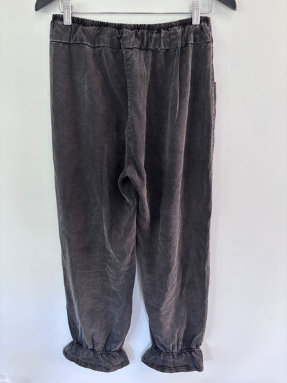 Sorella Cotton/Tencel Ruffle Cuffed Joggers | Sz Medium