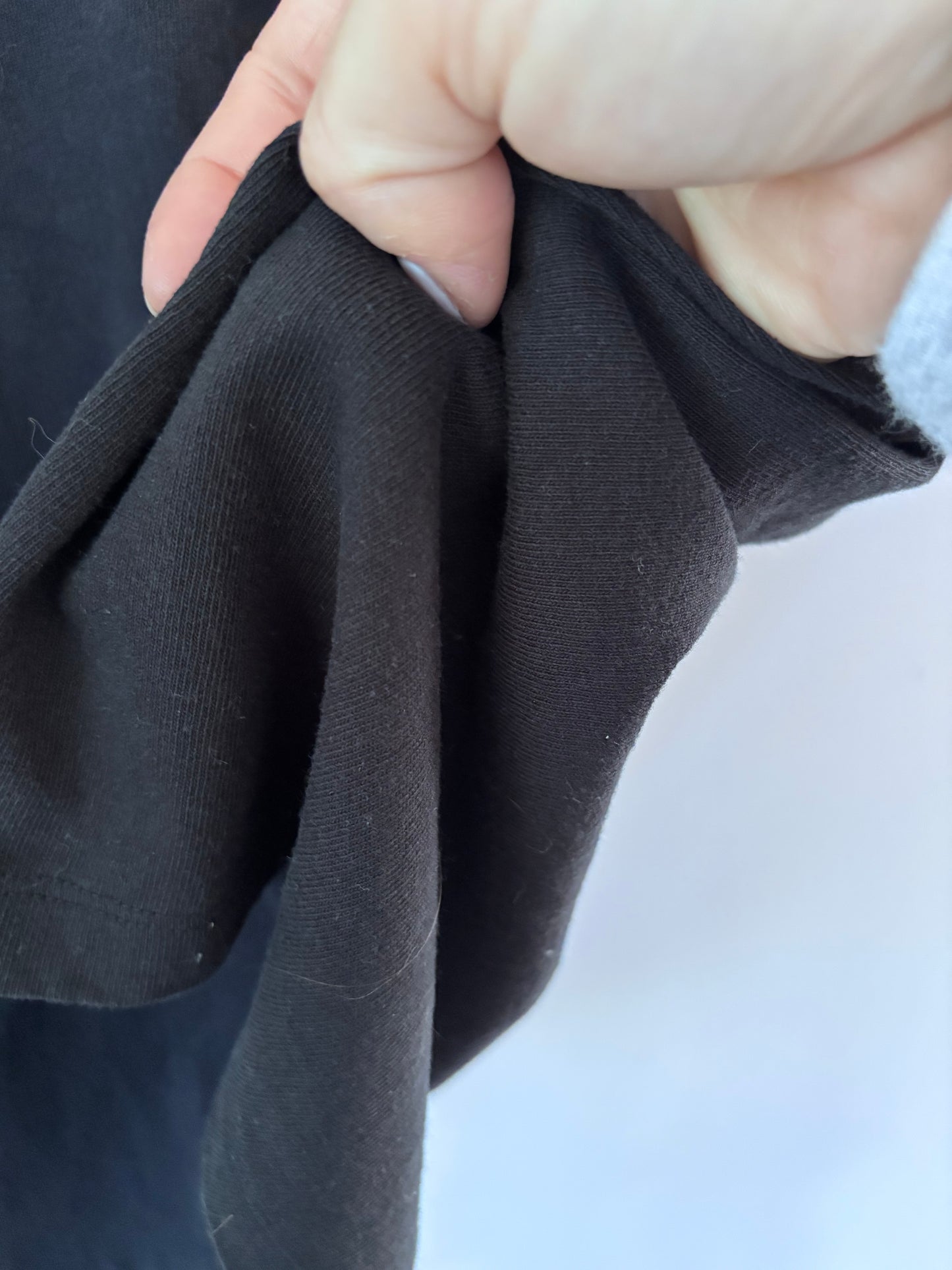 Uniqlo Black Cotton T-shirt | Sz Medium