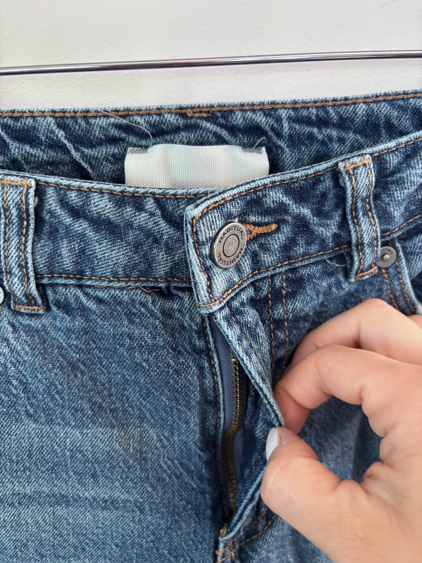 Habitual High Rise Straight/Wide Leg Jeans | Sz 27