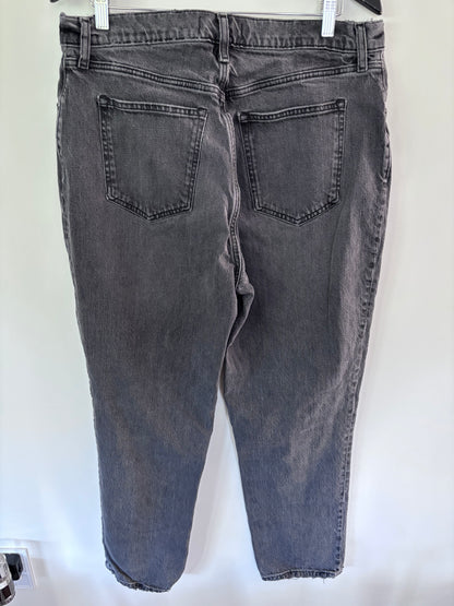 A&F The 90s Straight Ultra High Rise Jeans | Sz 33 (curve love)