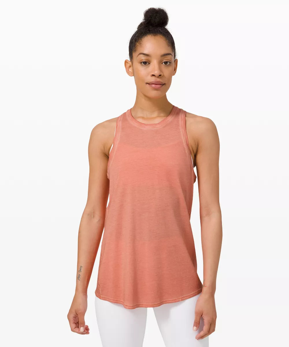 Lululemon Mauve All Tied Up Tank *darker than stock photo* | S (O144P3)
