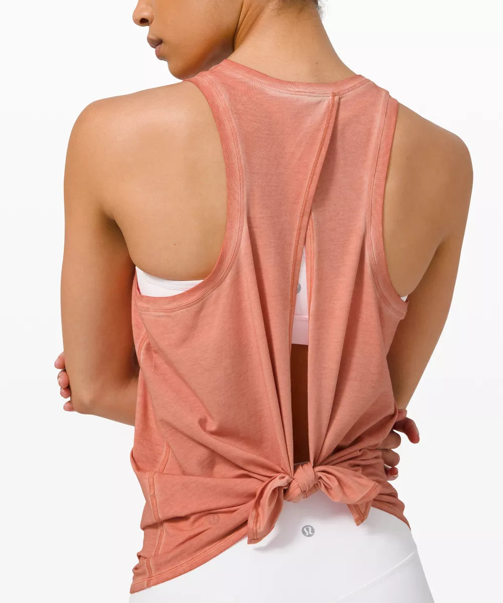 Lululemon Mauve All Tied Up Tank *darker than stock photo* | S (O144P3)