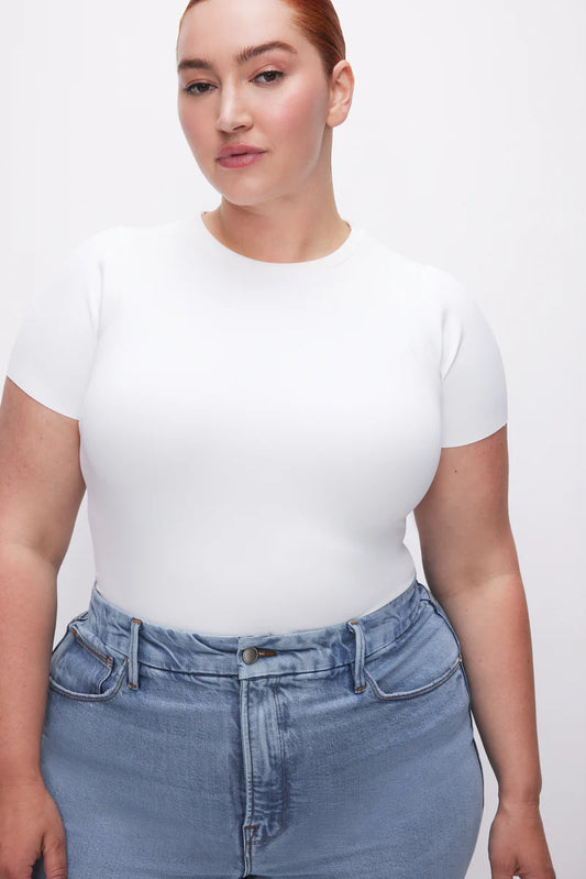 Good American Scuba Tee Bodysuit | XLarge (4)