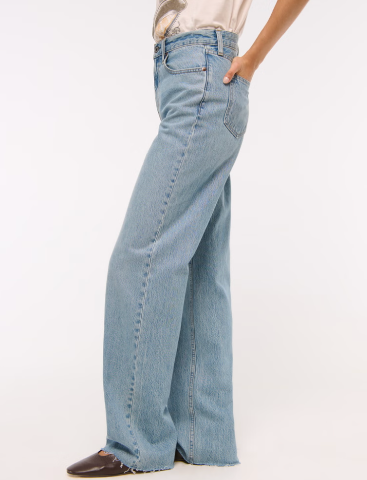 Abercrombie The Loose High Rise Denim | 10 (O126M17)