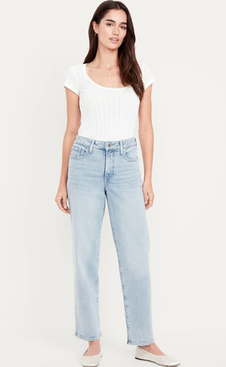 Old Navy High-Waisted OG Loose Jeans | 4 (O113C1)