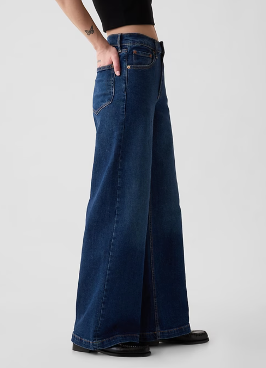 Gap High Rise Stride Dark Wash Denim | Sz 32/14 NWT (N11N18)