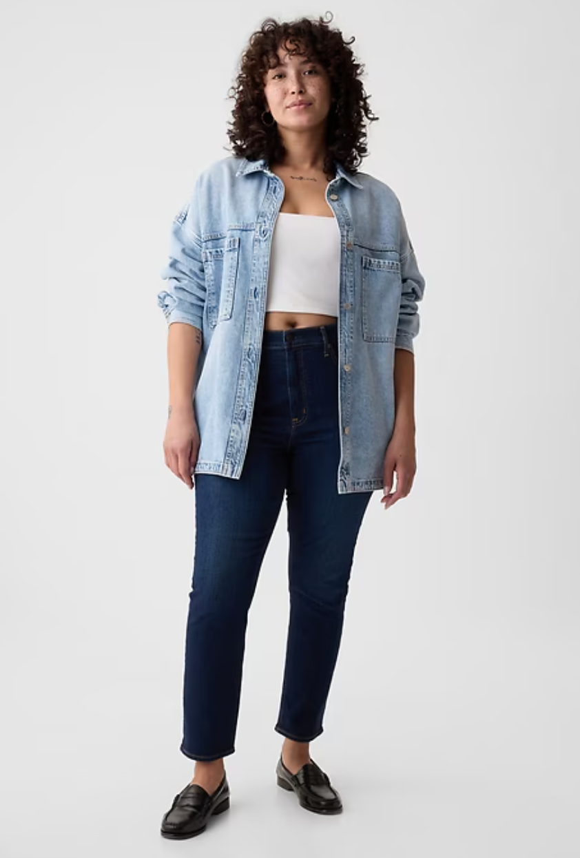 Gap Vintage Slim High Rise Dark Wash Denim | Sz 14 (N15N18)