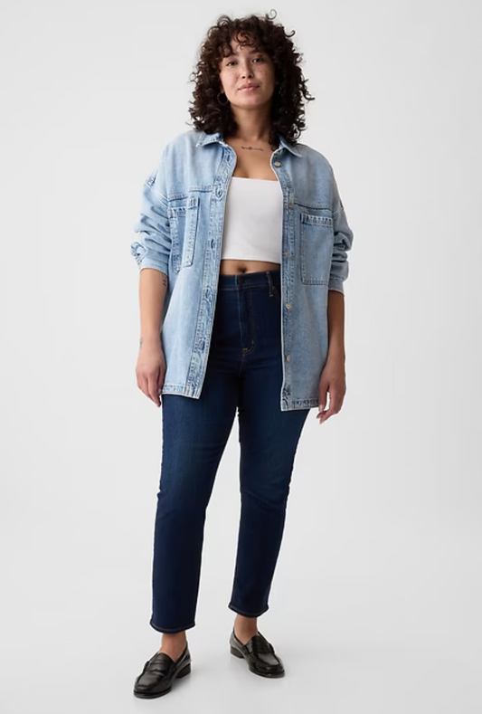 Gap Vintage Slim High Rise Dark Wash Denim | Sz 14 (N15N18)