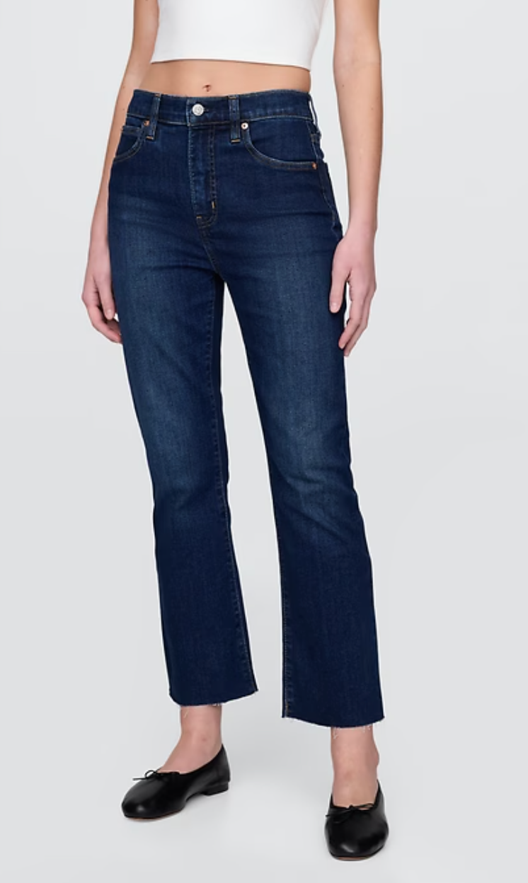Gap Kick Fit High Rise Dark Wash Denim | Sz 16/33 (N12N18)