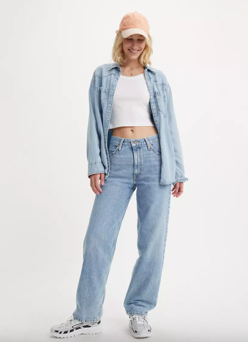 Levi's Light Wash Dad Jeans | 29 (N26S20)