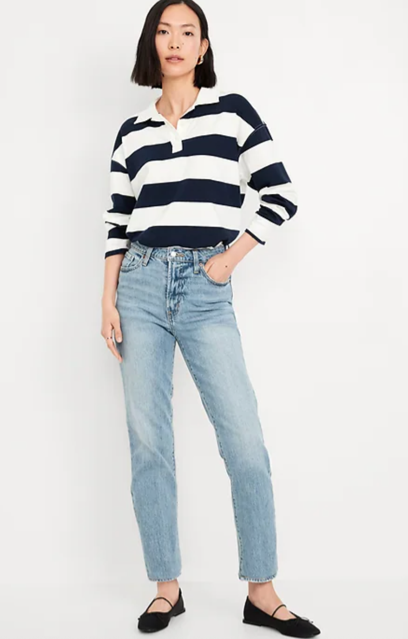 Old Navy HR O.G. Straight (Light Wash)( Denim | Sz 8 (N27S20)