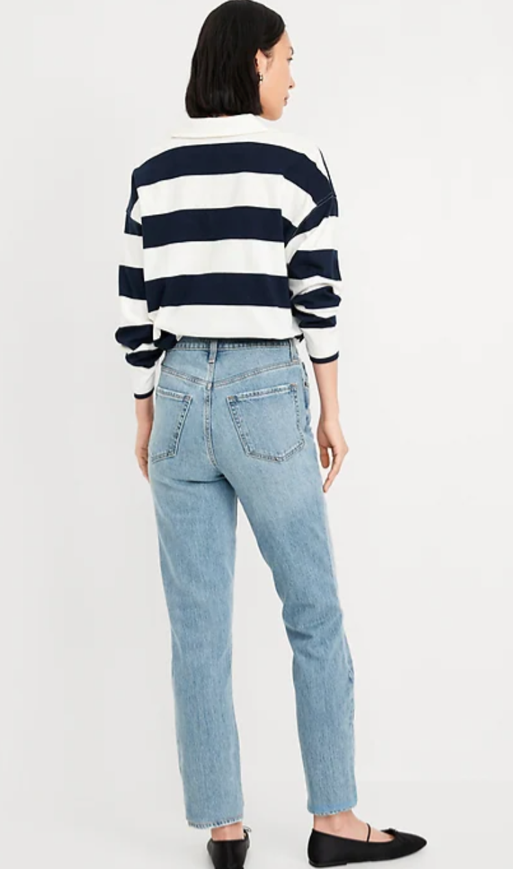 Old Navy HR O.G. Straight (Light Wash)( Denim | Sz 8 (N27S20)