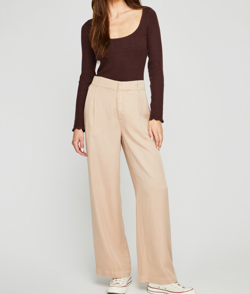 Gentle Fawn Sabine Pants in Tan | Sz Small