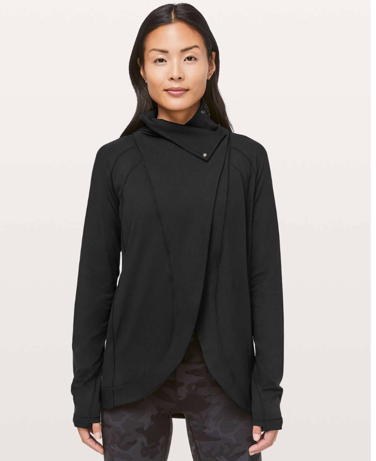 Lululemon Black Rulu Rally Wrap | Sz 10