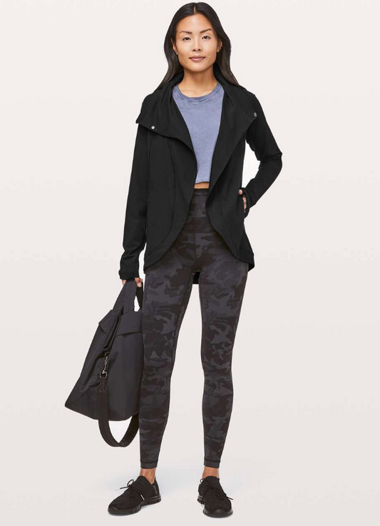 Lululemon Black Rulu Rally Wrap | Sz 10