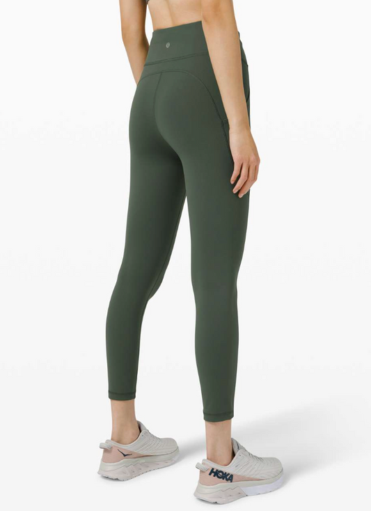 Lululemon Invigorate High-Rise Tight 24" Smoked Spruce | Sz 8