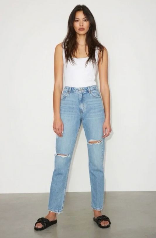 Dynamite Claudia Mom Jeans Distressed | Sz 28