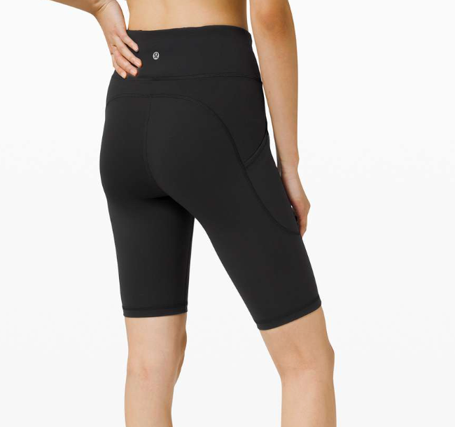 Lululemon Invigorate High-Rise Short 10" in Black | Sz 4