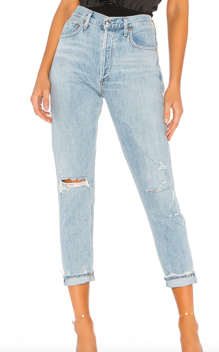 Agolde Jaime High Rise Jeans Distressed | Sz 26