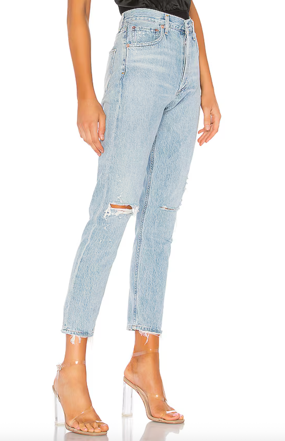 Agolde Jaime High Rise Jeans Distressed | Sz 26