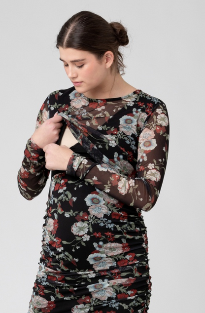 Ripe Wild Bloom Maternity/Nursing Dress | Sz Medium