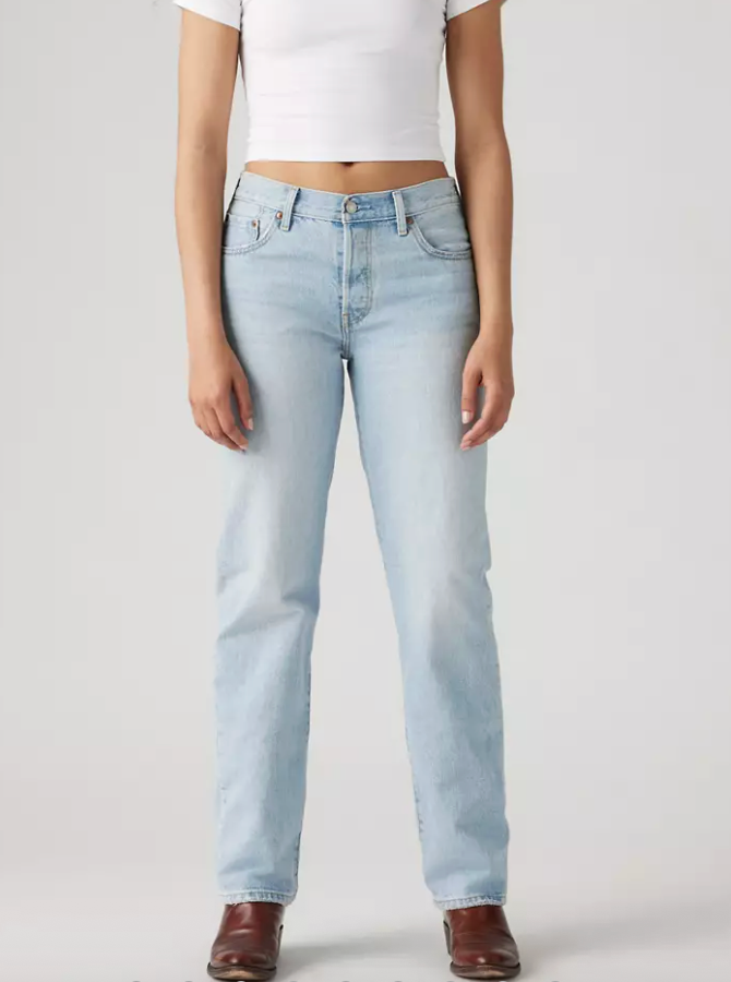 Levi's 501 90s Light Blue Wash Jeans | Sz 24 (fits Sz 25)
