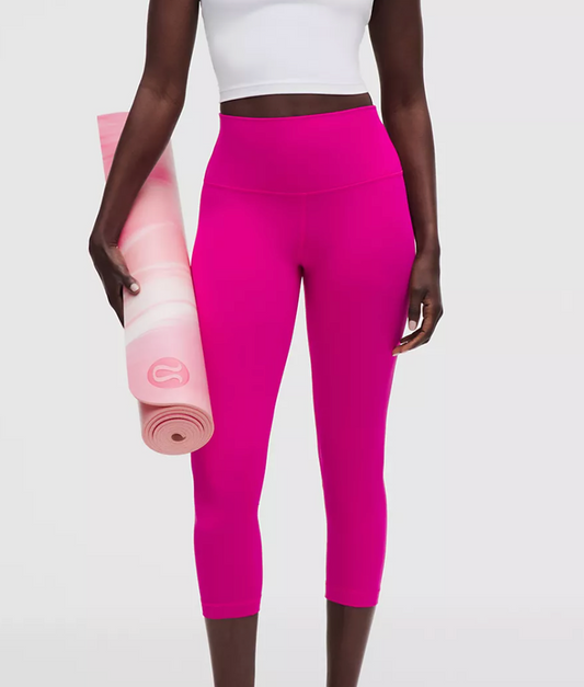 Lululemon Align™ High-Rise Crop 21" in Pink Flare | Sz 4