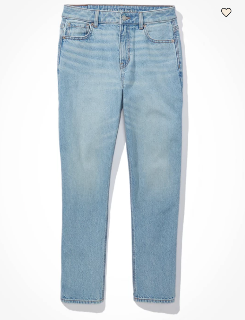 American Eagle Lightwash Mom Jeans | Sz 10