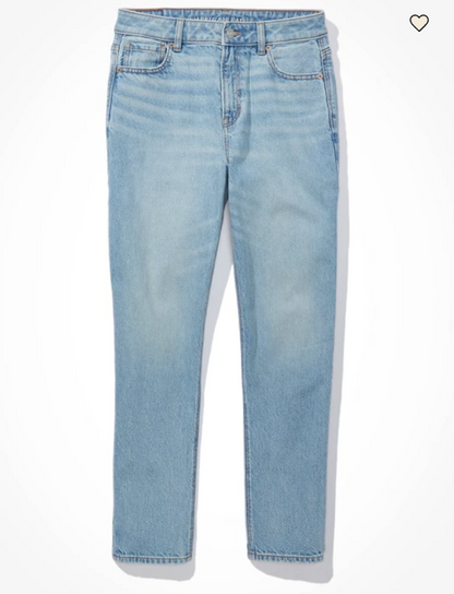 American Eagle Lightwash Mom Jeans | Sz 10