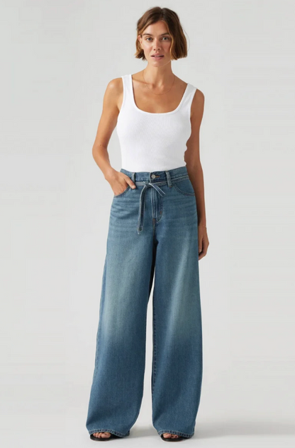 Levi's XL Straight Cotton Linen Jeans | Sz 26 (loose, can fit Sz 27)