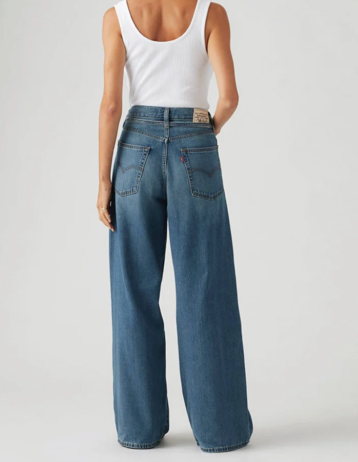 Levi's XL Straight Cotton Linen Jeans | Sz 26 (loose, can fit Sz 27)
